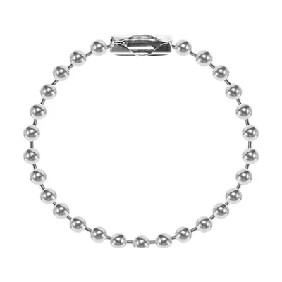 silver ball chain loop